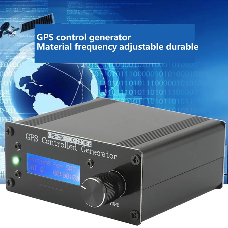Practical-GPS-CSG VFO GPS Controlled Generator Dual-Channel Adjustable Frequency Reference Source Vibration Motor