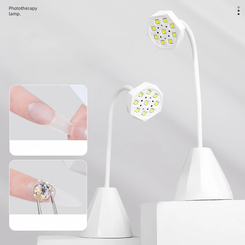 CHUNSHU-Lámpara de uñas LED con Sensor automático, secador de uñas recargable, todo tipo de geles, manicura para Uñas postizas, cápsula americana, 27W