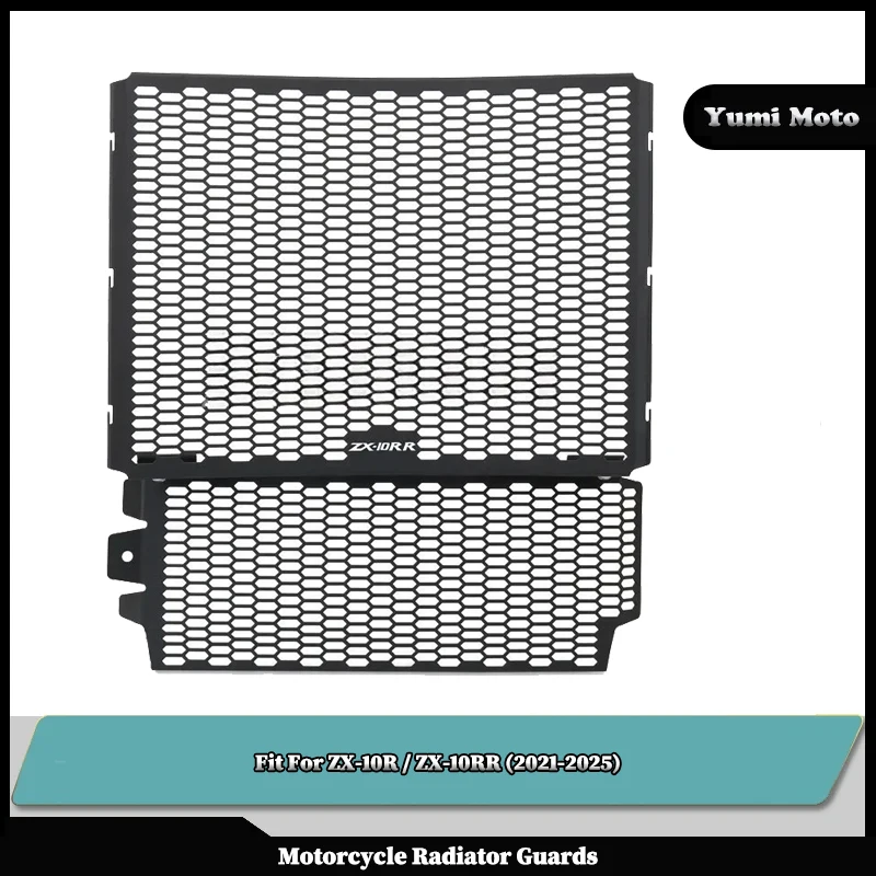 

Motorcycle Radiator Grille Guard Grill Protector Cover Fit For KAWASAKI ZX10R ZX-10R ZX10RR ZX-10RR 2021-2025 2024 2023 2022