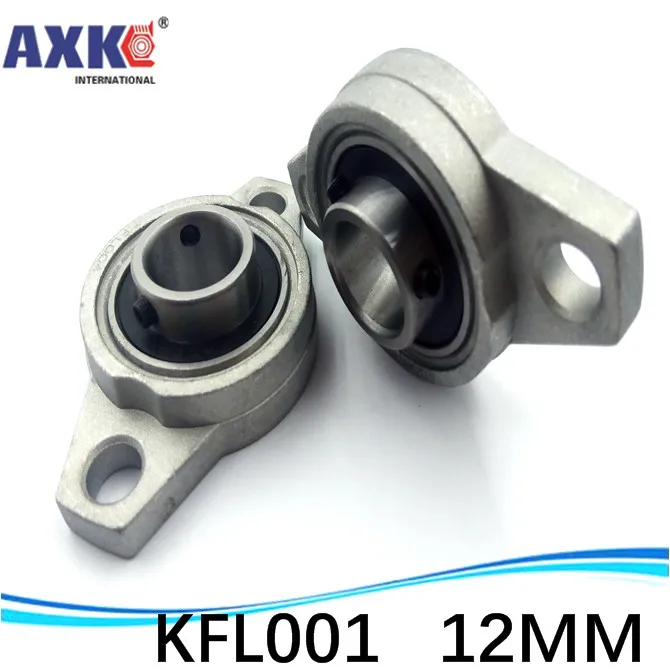 12 mm diameter zinc alloy bearing housings KFL001 flange bearing housings with pillow block