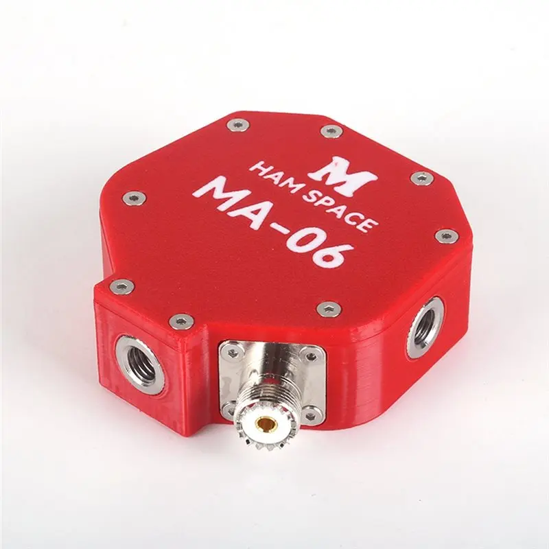 FULL-MA-06 Horizontal Shortwave Telescopic Antenna Base Built-In 1:1 Balun 100W SSB M10 Positive V+ SW Antenna Mounting Base