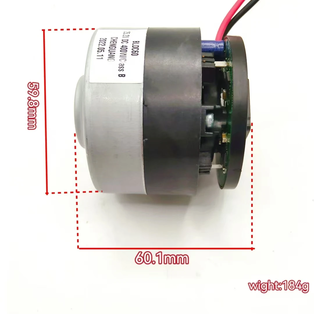 DC25.2V 350W High Power Brushless Motor 100000rpm high speed Strong Suction Aluminum Alloy Impeller for Vacuum Cleaner