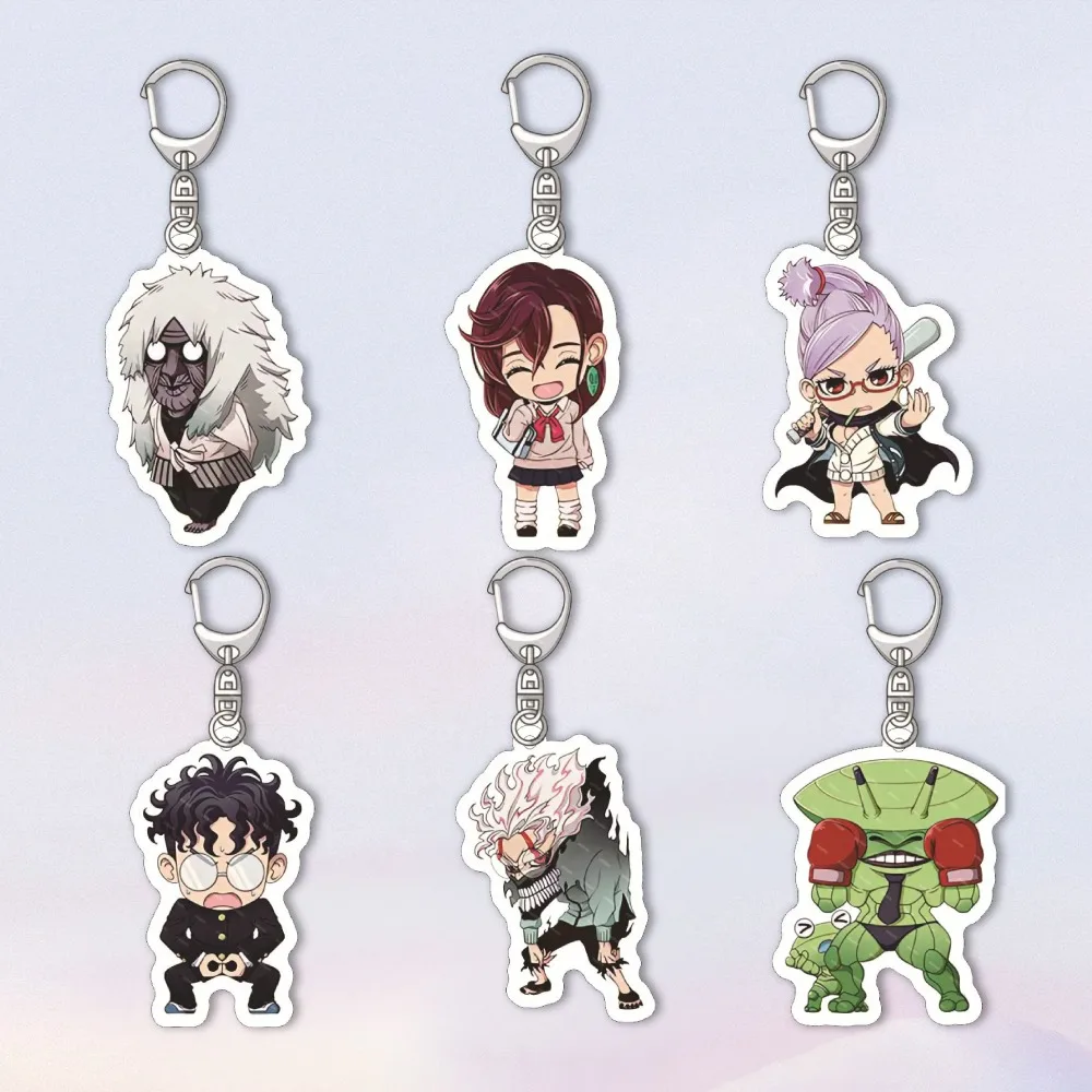 

Diy Popular Anime DANDADAN Custom Acrylic Keychain Two-dimensional Cute Cartoons Originality Backpack Pendant Holiday Gifts