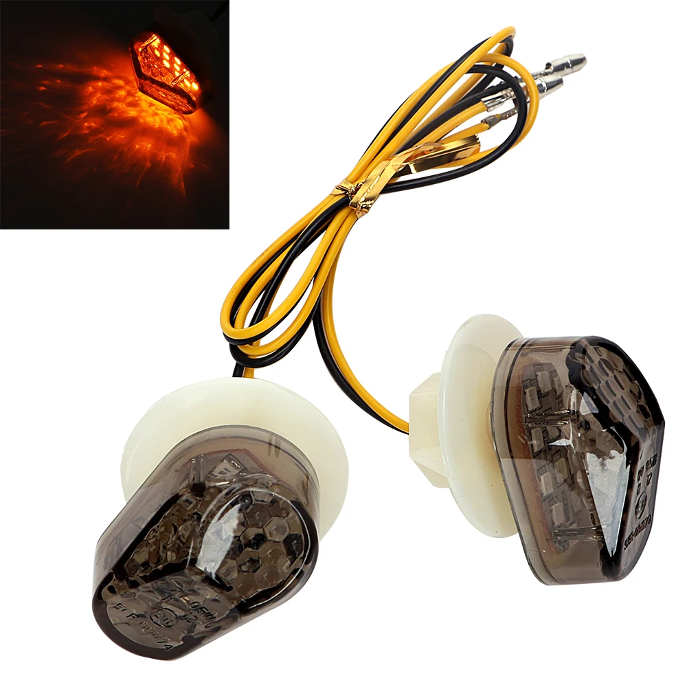 2 Pieces/Set Turn Signal Lights Motorcycle Lighting Universal Indicator Lamp Flasher light Motorcycle Accessories