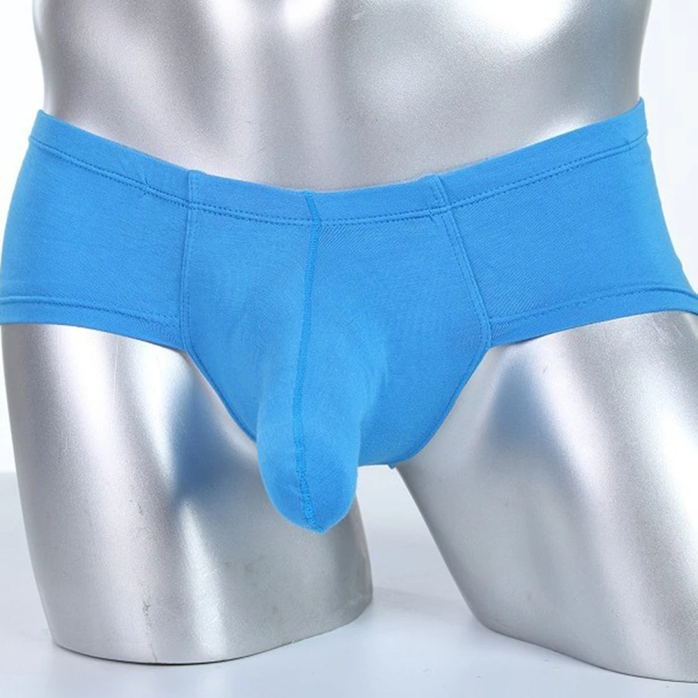 Fashionable Men\'s Briefs Boxers Comfortable Boxer Orange Breathable Boxers Classic Style Modal Fabric Pouch Design