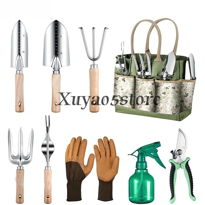 Garden Gardening Tool Set Household Flower Growing Garden Planting Shovel Rake Hoe Spade Succulent Shovel
