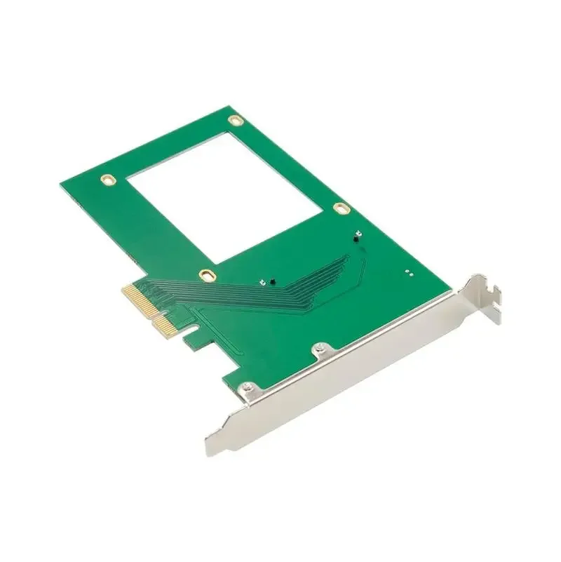 Aggiungi sulla scheda PCIe X4 a U.2 SFF-8639 NVMe SSD da 2,5 pollici M.2 a SATA Scheda adattatore Scheda di espansione conversione riser Pci-e x4 32GT/S