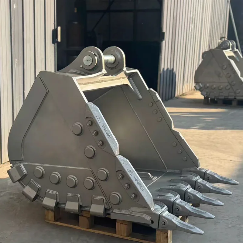 

For Sea Shipping CustomizedRainbow Brand Factory Customized Heavy Duty 5 Ton Steel Excavator Crusher Bucket Bucket Teeth New Mod