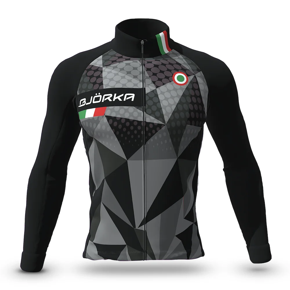 Spring/Summer BJORKA Cycling Jerseys Men\'s Long Sleeve Thin Jacket Lightweight Breathable Ciclismo Maillot Sun Protection Tops