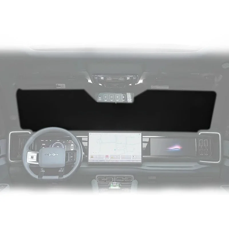 Car side window sunshade panel foldable sunscreen heat insulation sunshade 5 accessories