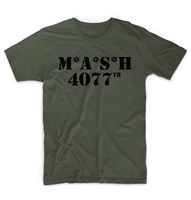 MASH 4077TH T Shirt Top M A S H 4077 Military Army Green US Marines RAF Retro Saint Michael Defend Us In Battle Catholic 2024