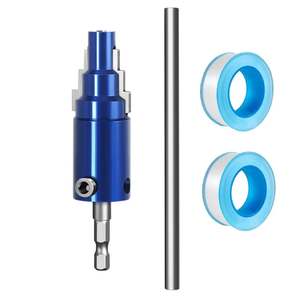 多素材対応パイプ破断線抽出器-水道管用-3-in-1-パイプ抽出器-pvc、cpvc、pexパイプ用-ドリルと手動使用可能