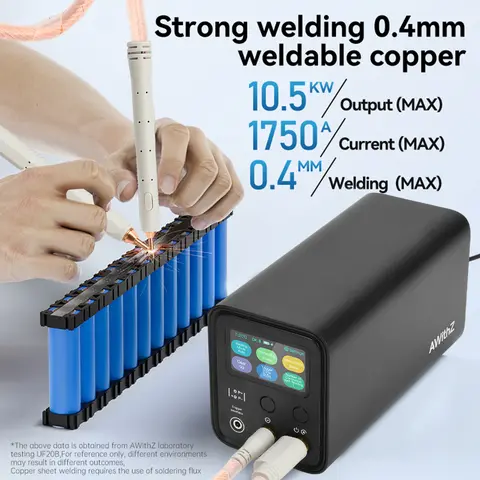AC110V/220V UF20B 스폿 용접기 패러데이 커패시터 유형 리튬 배터리 용접 장비 고전력 범 용접기 EU 플러그