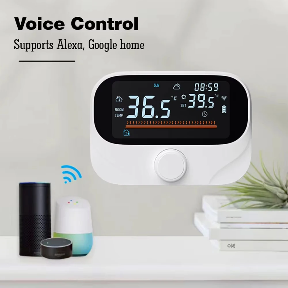 Tuya WiFi Smart Home termostato Wireless batteria RF caldaia a Gas riscaldamento ad acqua regolatore di temperatura digitale Alexa Google Home