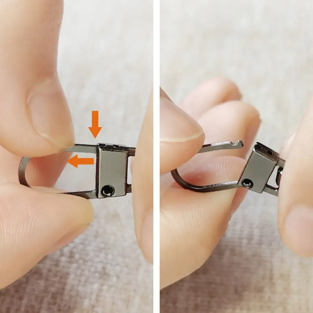 5 قطعة استبدال المعادن البريدي انفصال DIY بها بنفسك الخياطة استبدال تبويب سستة سستة المتزلجون رئيس حقائب الظهر المحافظ إصلاح