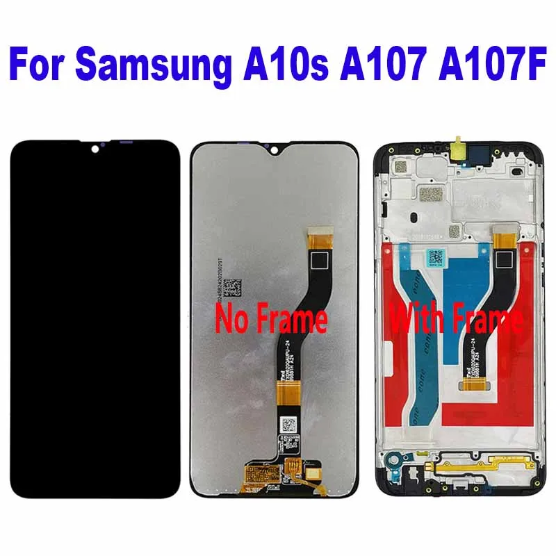 

ЖК-дисплей с сенсорным экраном и дигитайзером в сборе для Samsung A10s, A107, A107F, A107FD, A107M, A107F/DS, сменная деталь