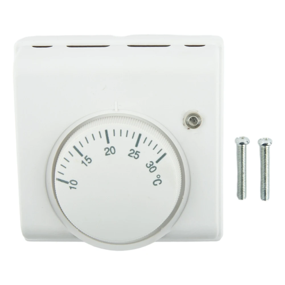 

Temperature Switch Thermostat L83 X H83 X T31mm Mechanical Room Temperature Controller 2-wire 220V AC For Hotel Restaurant