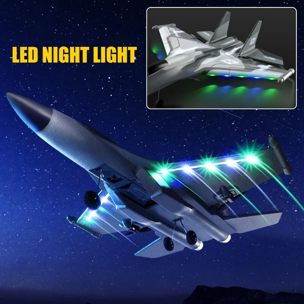 3 Channel RC F-22 Stealth Raptor Stunt Fighter with Xpilot Stabilization System for Easy Flight