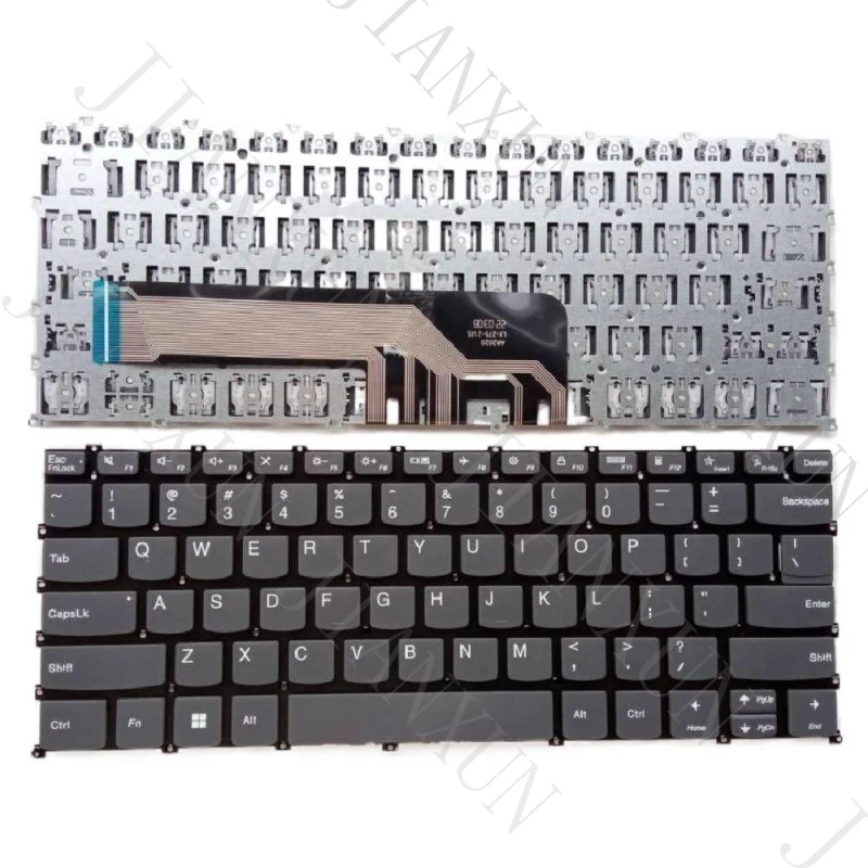 A+ US Gray Keyboard For LENOVO IdeaPad 3-14ADA6 3-14ALC6 3-14ITL6 Non-BACKLIT