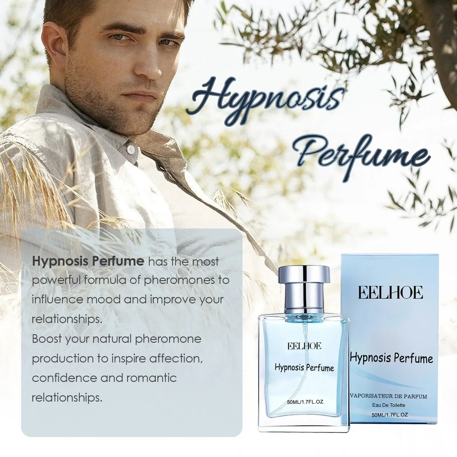 Men Persistent Charming Charm Wood Tone More Solemn Gorgeous Hair Body Perfume Spray for Men Women Deodorants