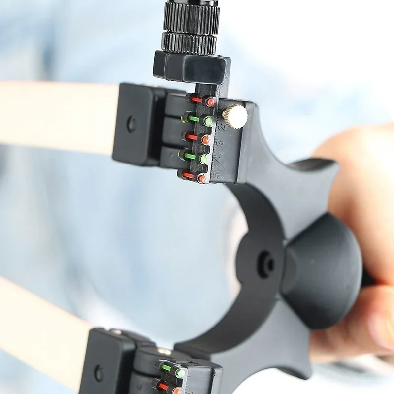 Multifunctional Optical Fiber Slingshot with Infrared Laser Slingshot Plastic Outdoor Shooting Competitive Slingshot view 2