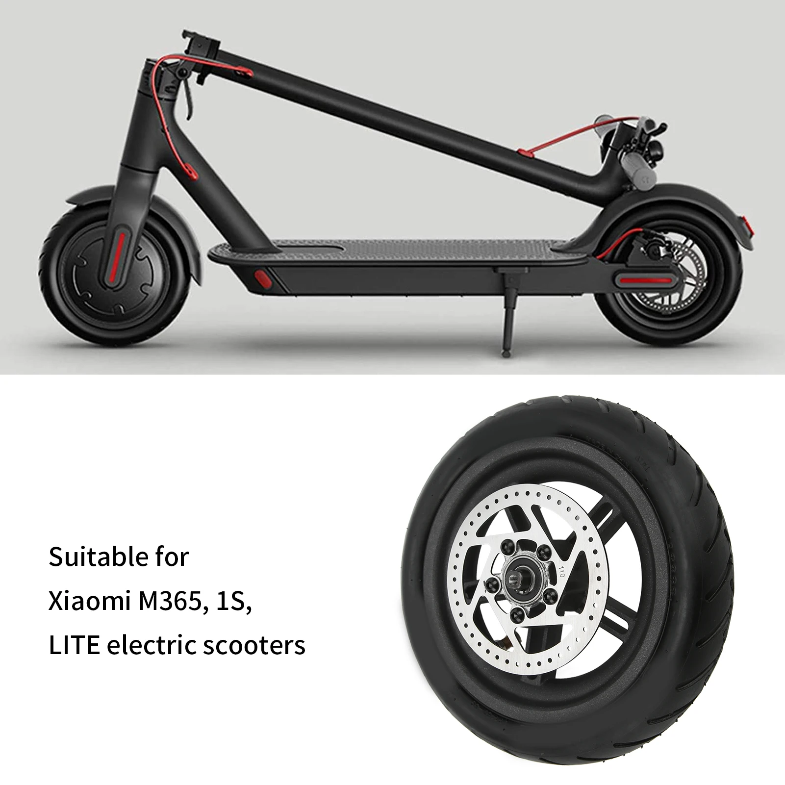 

Комплект задних шин для самоката 8,5 дюймов, усиленные, 8 1/2 X 2, резиновые, гибкие, с антифрикционным покрытием, для электросамоката M365