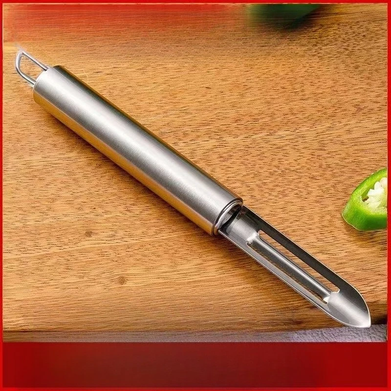Factory Wholesale Stainless Steel Potato Peeler Fruit Peeling Knife Scrapper Multi-purpose Fruit and Vegetable Peeler
