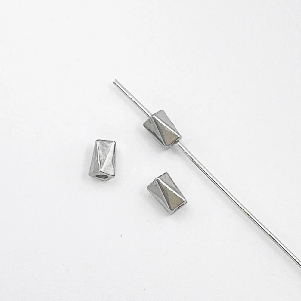 Hartelijk ontwerp 3*5MM 100 stuks sieraden accessoires/spacers/handgemaakt/DIY bevindingen/roestvrij staal/kralen voor armbanden # 195553