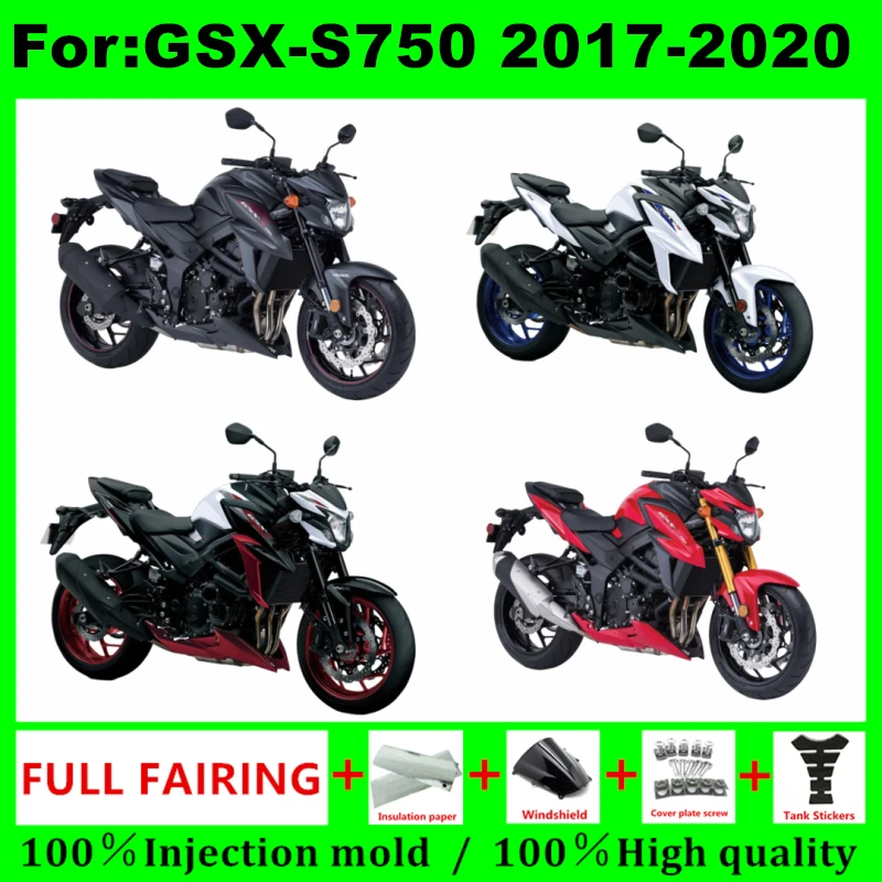 

Fit For Motorcycle Fairings Injection Mold For GSX-S750 GSX S750 GSXS750Z ABS 2017 2018 2019 2020 2021 ABS Bodywork Kit Set Fit