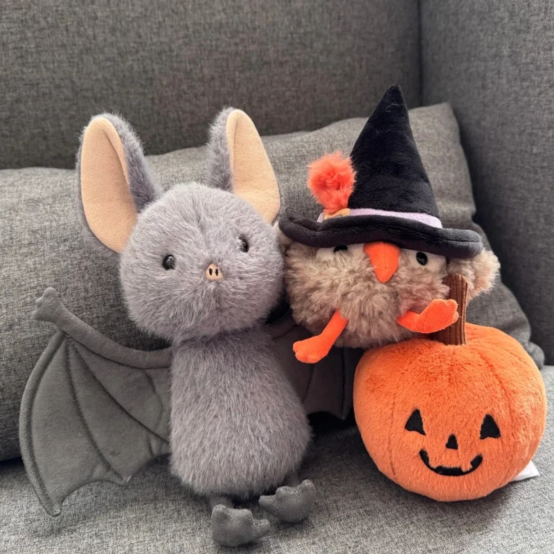 

Funny Bat Pig Doll Car Pendant Plush Toy Creative Upside down Design Halloween Gift for Friends Cute Surprise Holiday Present