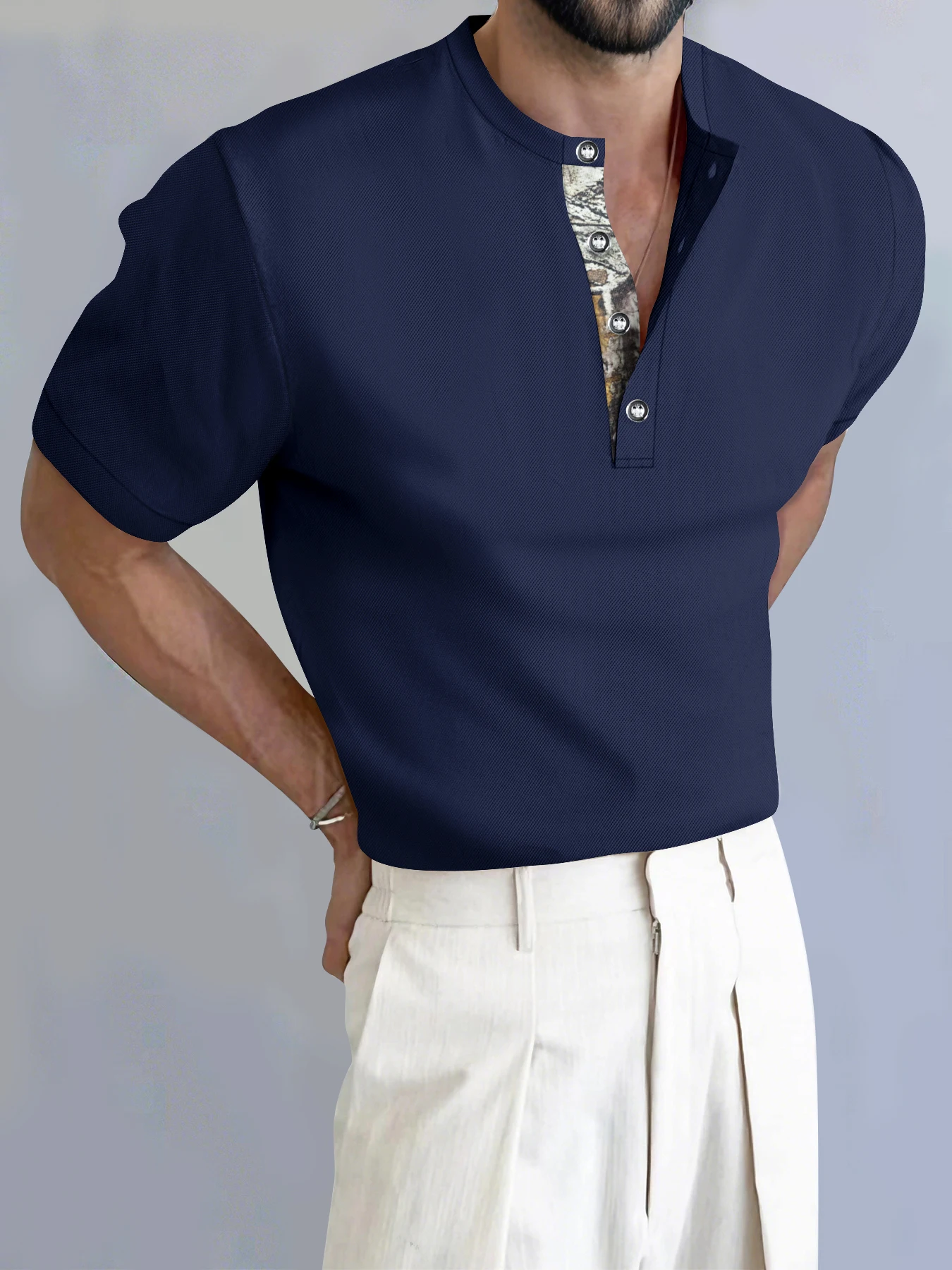 

Новинка 2023 года, летняя однотонная модная повседневная рубашка-поло высокого качества, многофункциональная футболка с лацканами, быстросохнущая дышащая рубашка