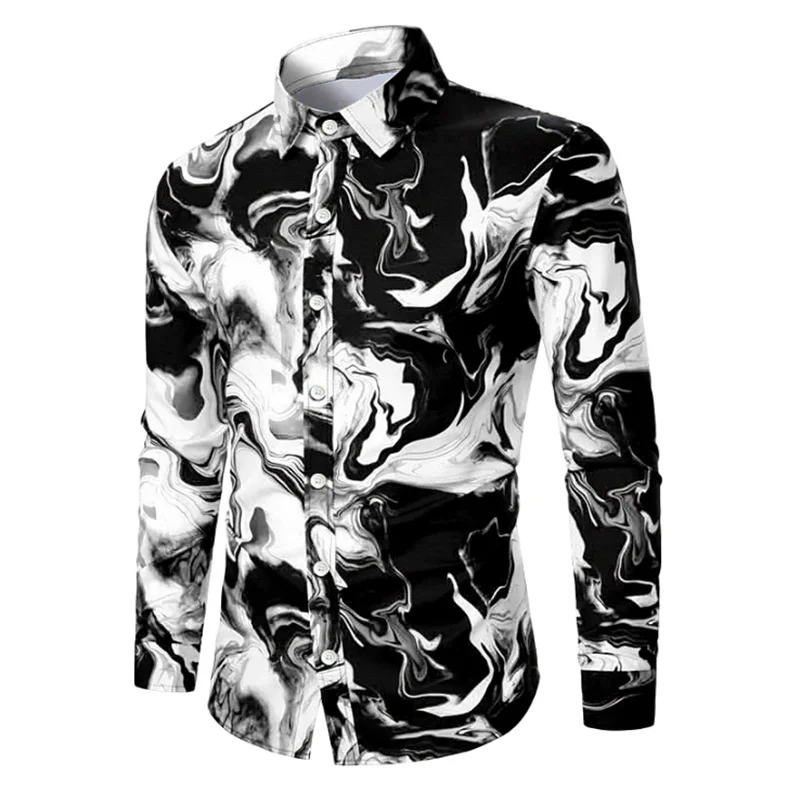 Fashionable Luxury high-quality men's Shirt For Daily Outing Cuffed long-sleeved Red  Purple  four-way Stretch Fabric Shirt 2027