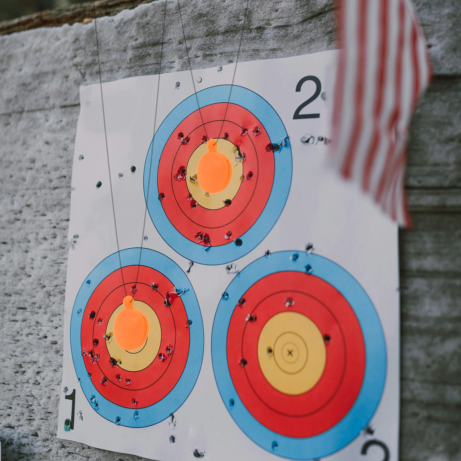 

10Pcs Silicone Target Plate for Competition Practice Meticulous Craftsmanship Splatter Target for Sports Range Training