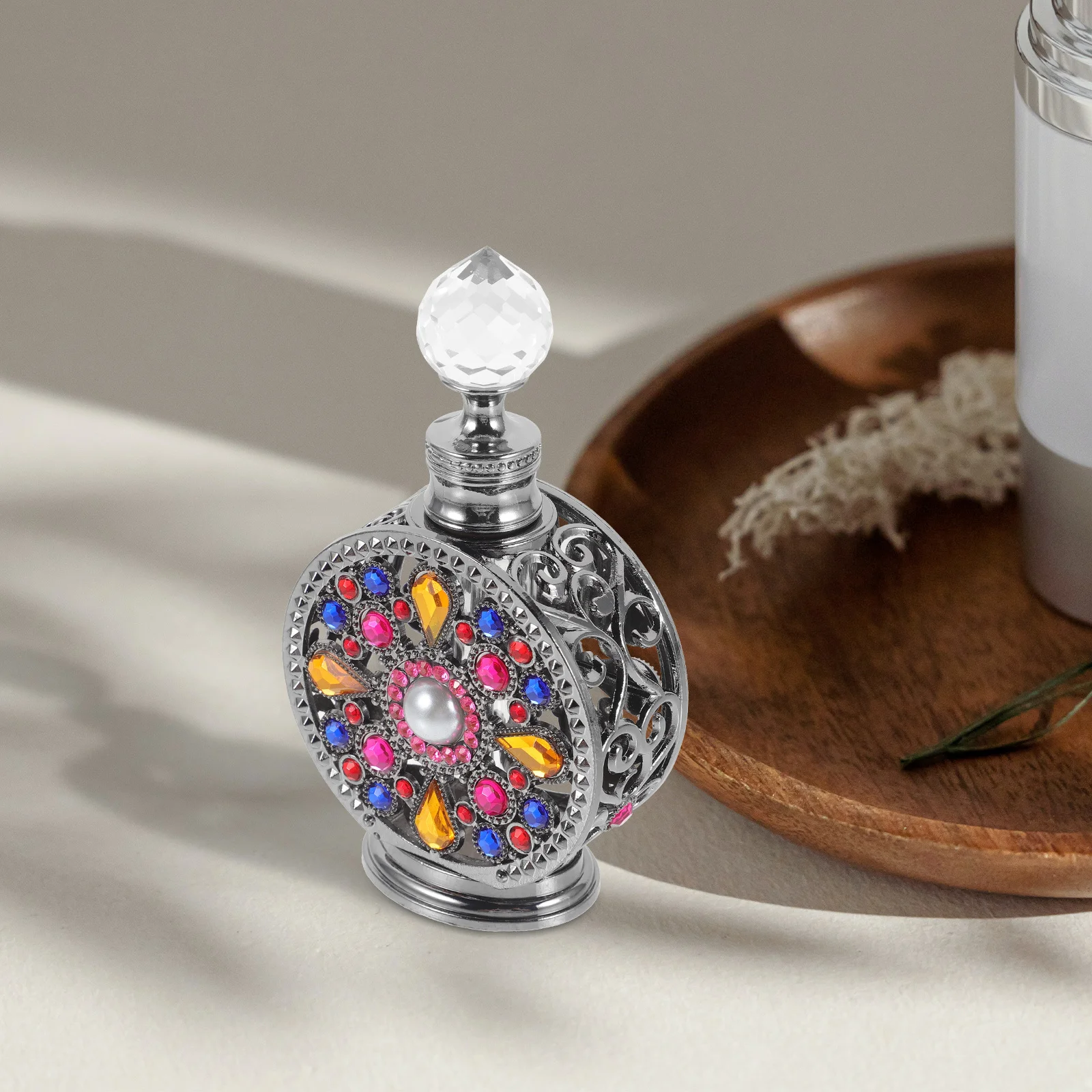 

Refillable Perfume Sample Bottle 8Ml Small Glass Travel Size Leak Proof Fragrance Holder Portable Essential Oil Dispenser