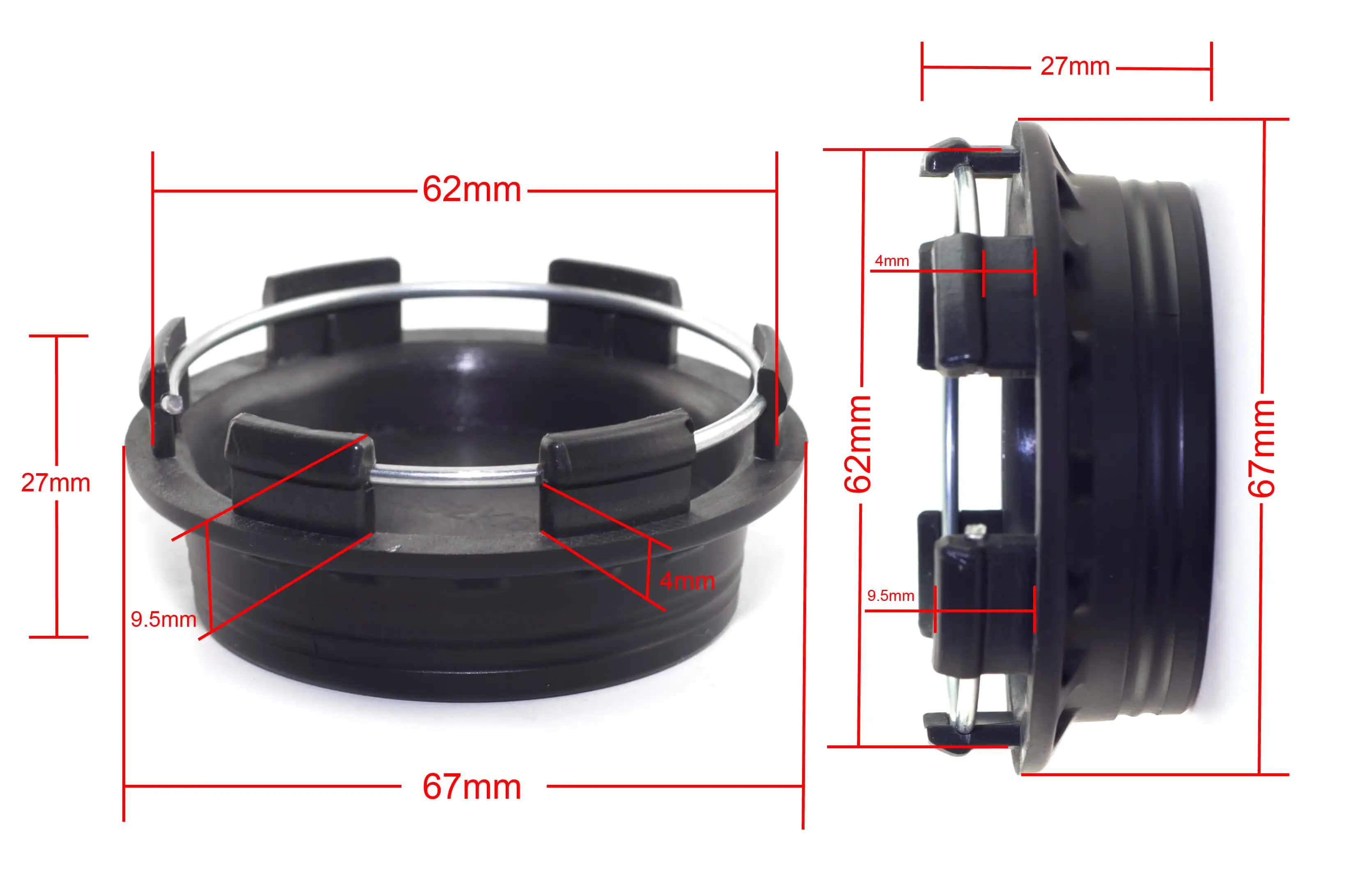 DewFlew 2/4Pcs OD 67mm/2.64