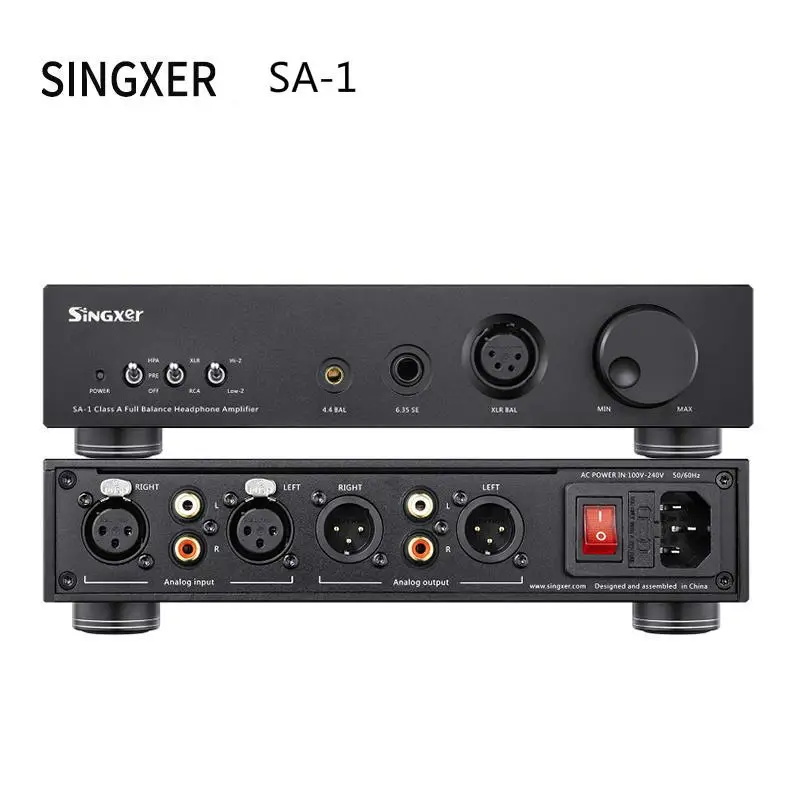 

Singxer SA-1 Headphone Amplifier Fully Balanced Discrete Class A Amp/Preamp SA1 Support XLR/6.35mm/4.4mm Multi Interface