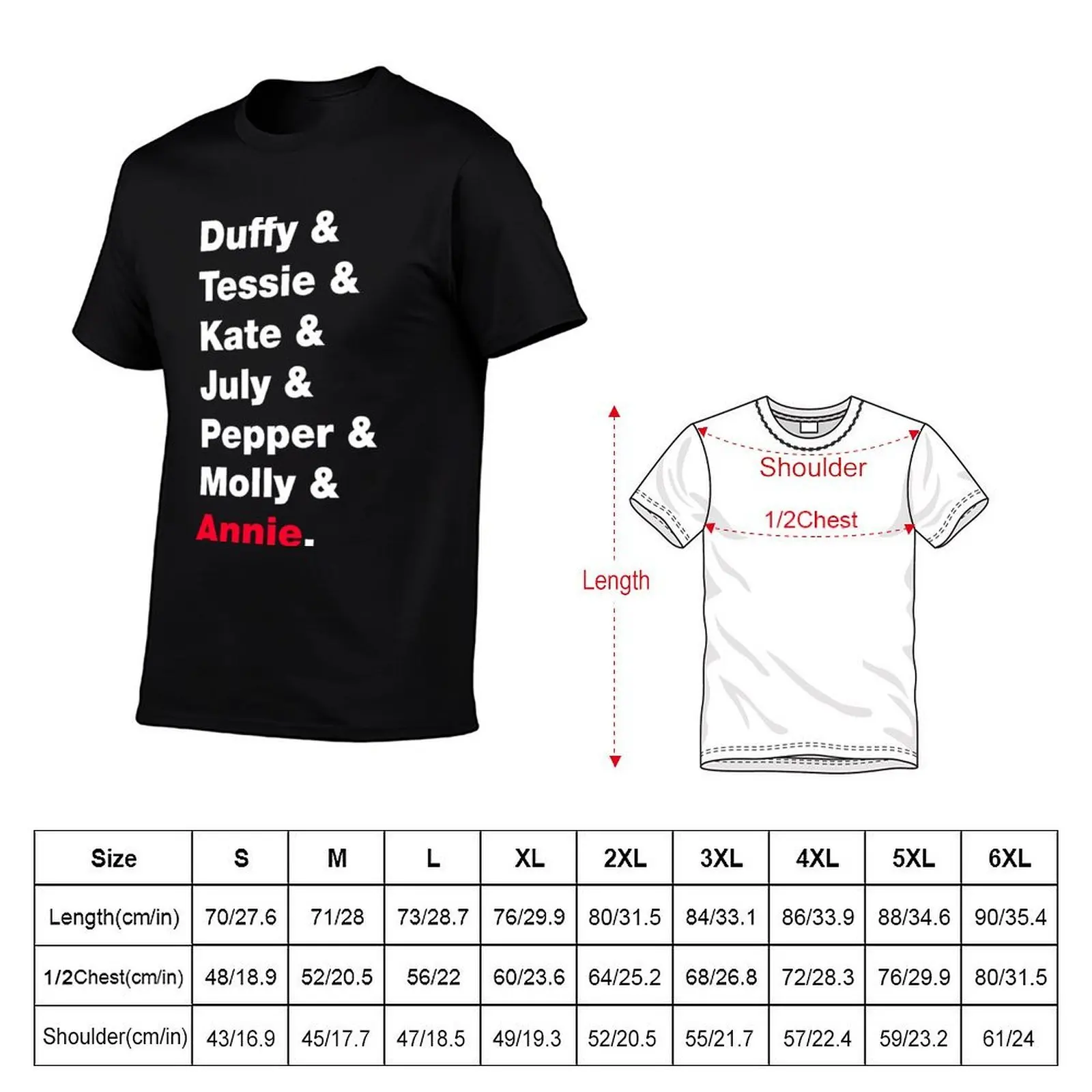 Annie the Musical - Orphans T-Shirt anime shirt valentines boutique clothes big and tall t shirts for men