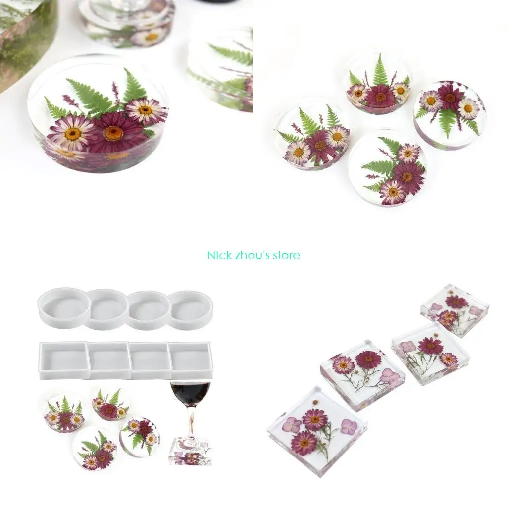 

E15E Placemat Molds DIY Molds Silicone Tray Molds Epoxy Resin Casting Molds