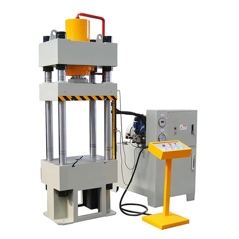 100 200 Tons High-Precision CNC Servo Four Column Hydraulic Press Steel Press for Construction Industries Core Pump