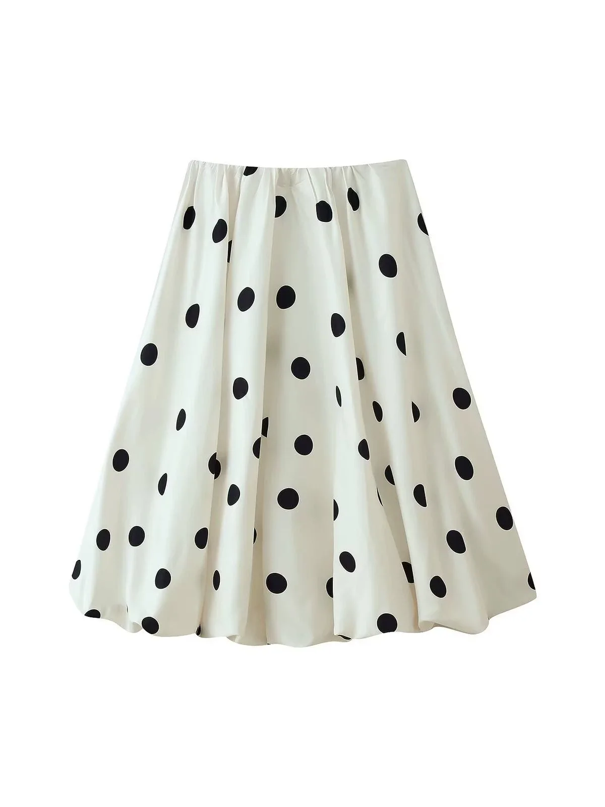 New Women's V-Neck Polka Dot Vest High Waisted Skirt Set Versatile Commuting Fashion 2026 New Style Temperament