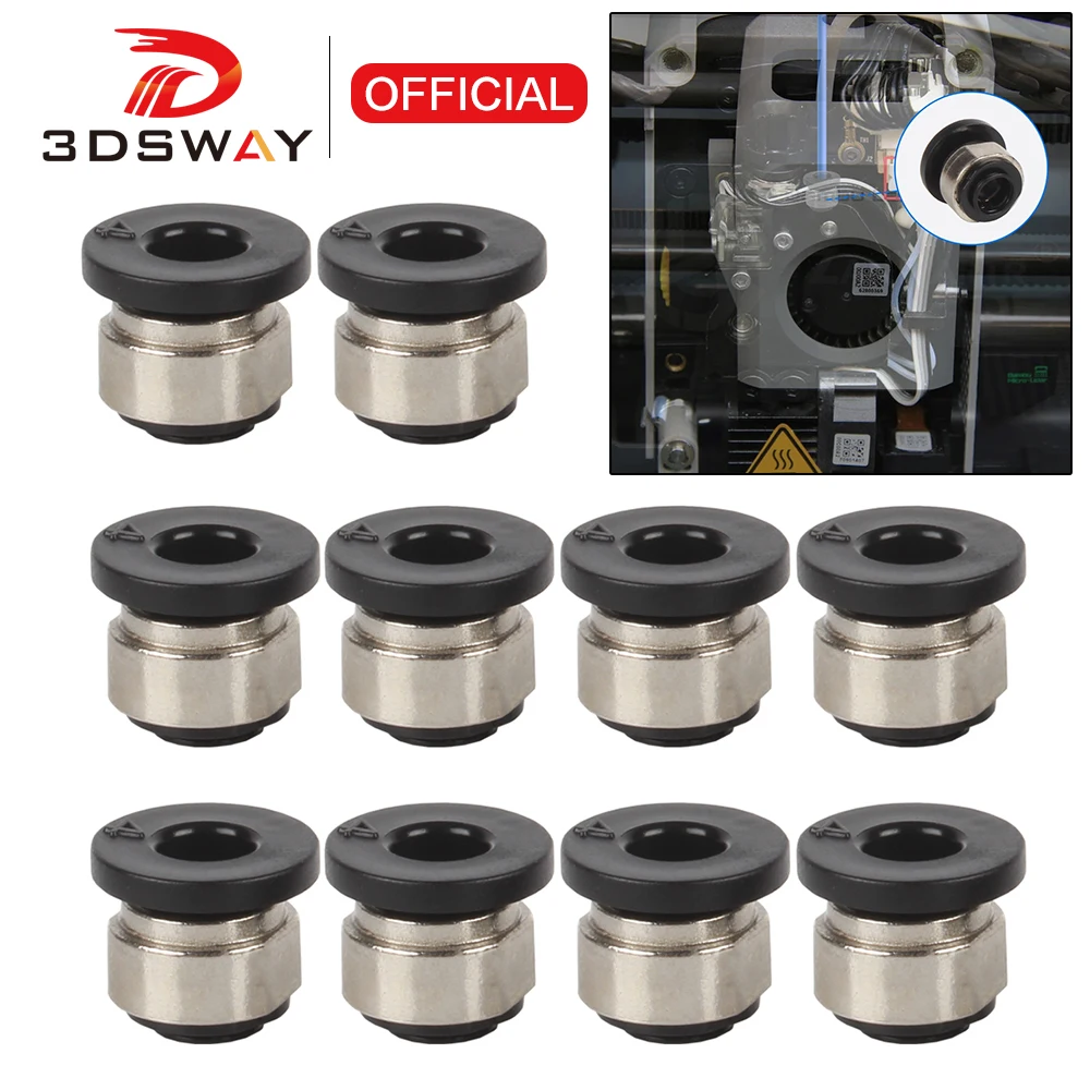 3DSWAY for Bambulab X1C/P1P/P1S Extruder Sensor parts P1/X1 Series PTFE Tube Hall Switch Pneumatic Connector 1.75mm Filament