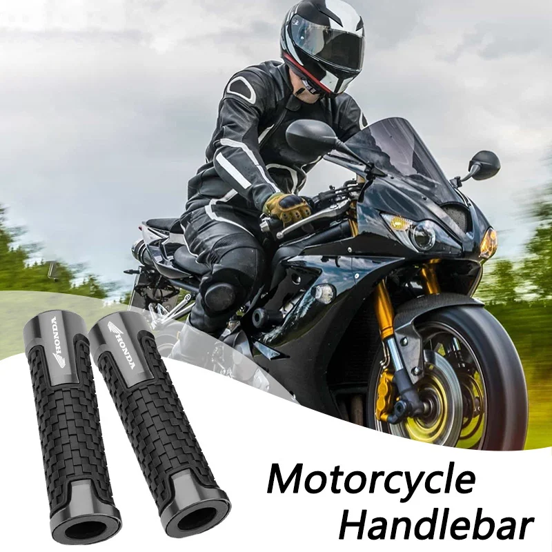 

2Pcs Motorcycle 12.5cm Hand CNC Handlebar Grips Emblem Handle Bar for Honda Keychain NSS350 CM300 CB500 CB650R CB190 Accessories