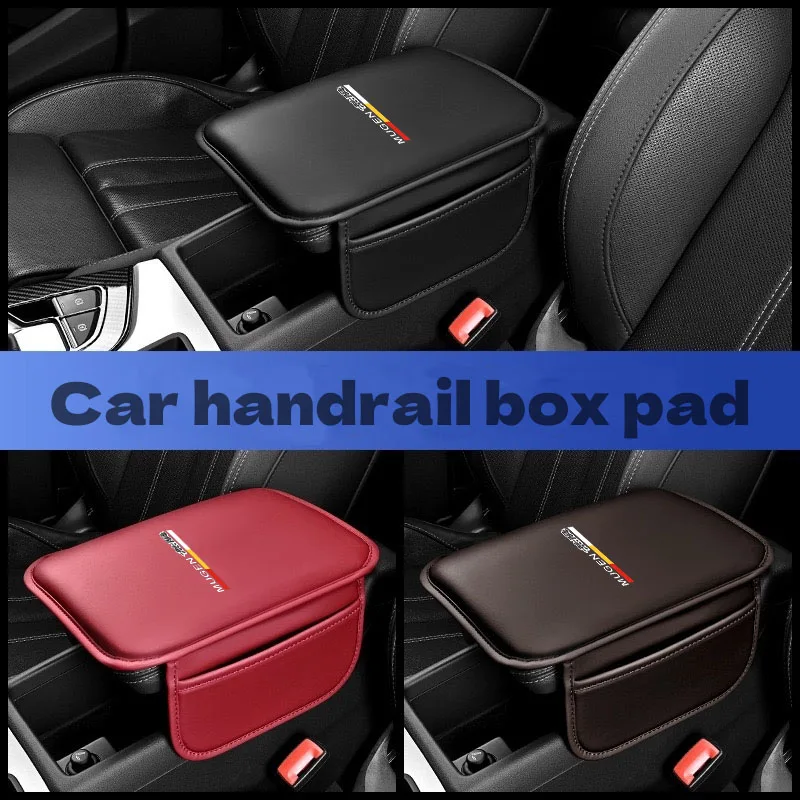 For Honda Mugen Power Civic Type R Accord CRV Hrv Car Armrest Pad Car Elbow Pad Car Center Console Armrest Box Auto Accessories view 2