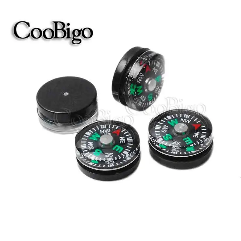 5pcs Plastic Portable Compass Round Mini Compasses Liquid Filled Guide Camping Trekking Climbing Hiking Outdoor Survival Tools