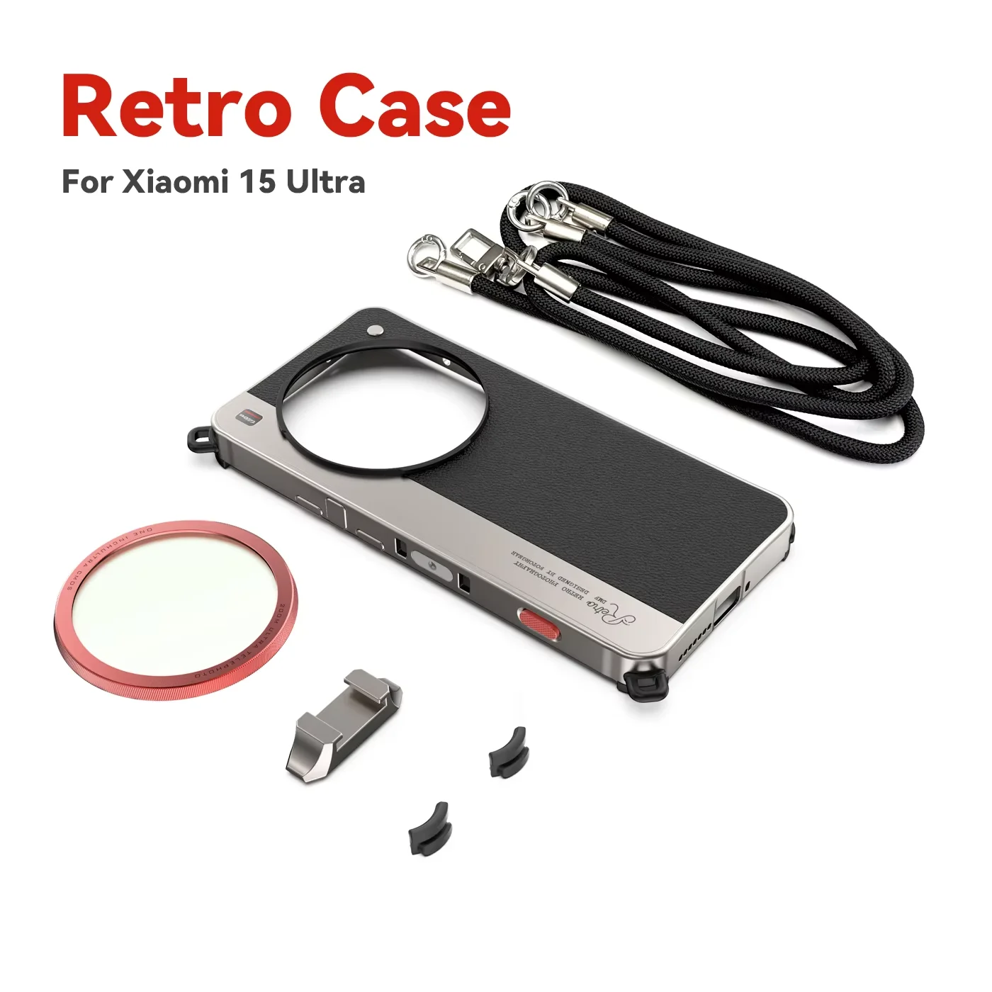 Photography Xiaomi 15 Ultra - Fotorgear-Retro Klasik Telefon Kılıfı, Xiaomi 15