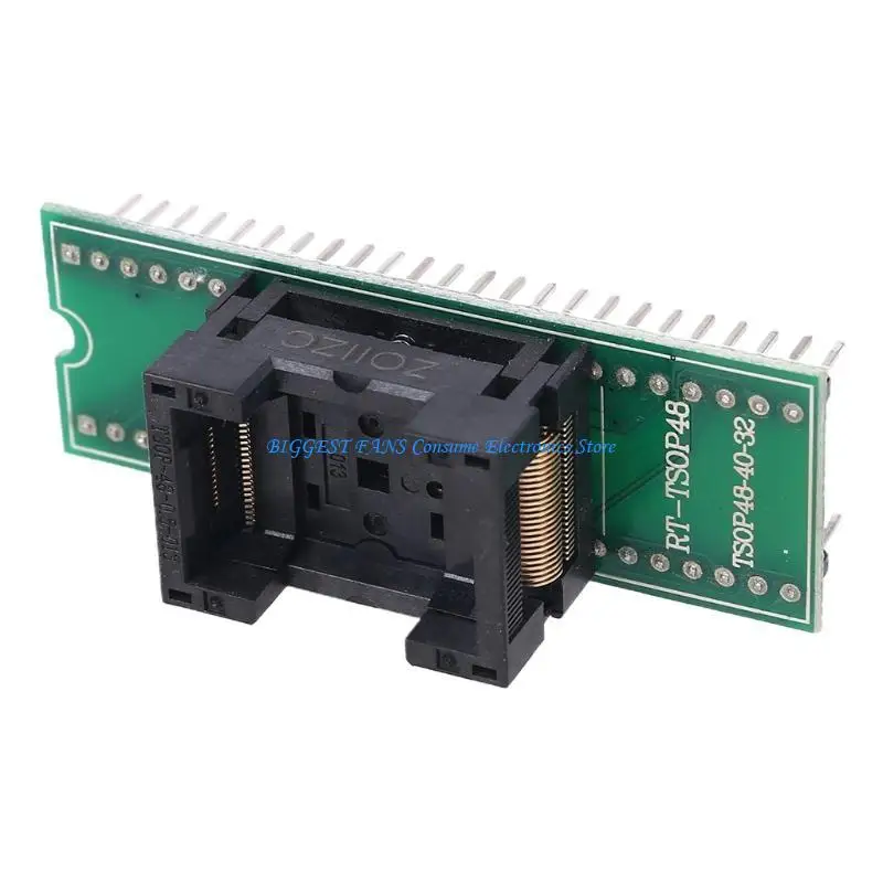 TSOP48 إلى DIP48 محول مقبس برنامج IC العالمي ذو الاتصال المزدوج بالذهب