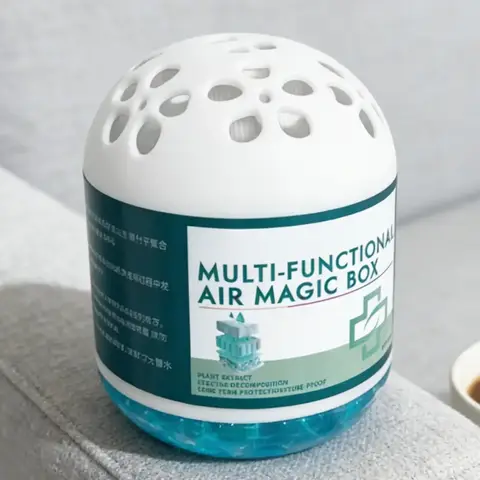 Long-Lasting Natural Air Freshener Box, Multi-Functional Odor Eliminator for Pets, Smell Remover for Household & Office Car