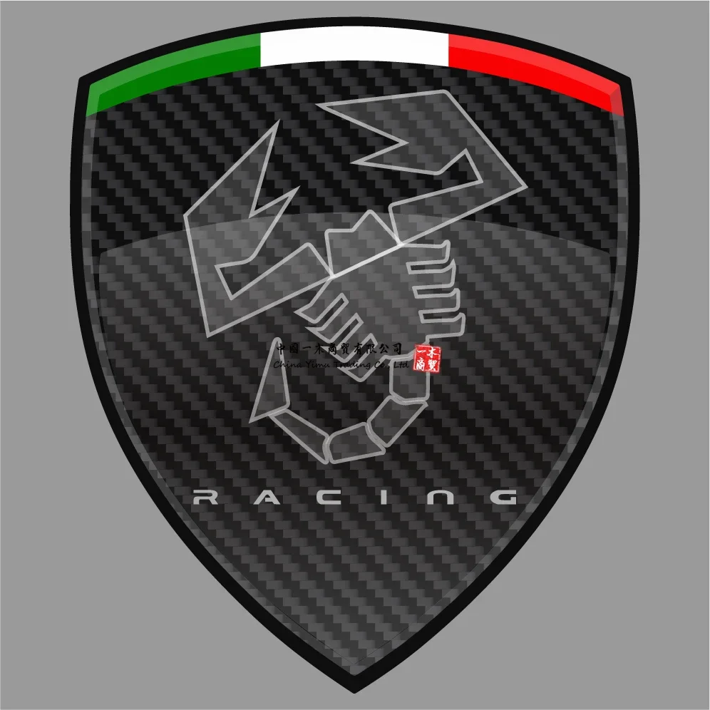 Pechincha Decals For Abarth Racing Sticker Vinyl Laminated Inch Abarth Italian Printed Sticker Rub Quality Vinyl Label