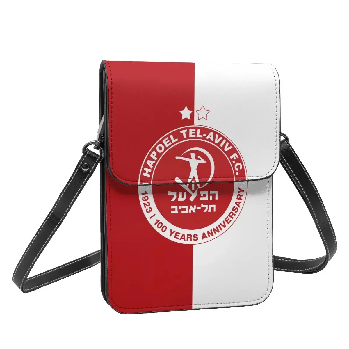 Hapoel Tel Aviv Crossbody Wallet حقيبة الهاتف الخليوي حقيبة الكتف محفظة الهاتف الخليوي حزام قابل للتعديل #2