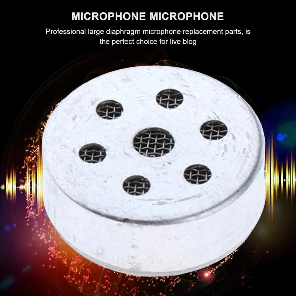 

16mm Diameter Microphone Large Diaphragm Cartridge Core Capsule For Studio Recording Condenser Microphone L0J1